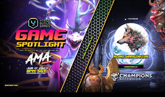 Yield Guild Games: Game Spotlight Wrap-up AMA - CHAMPIONS ASCENSION: Explore the Realms of Massina!